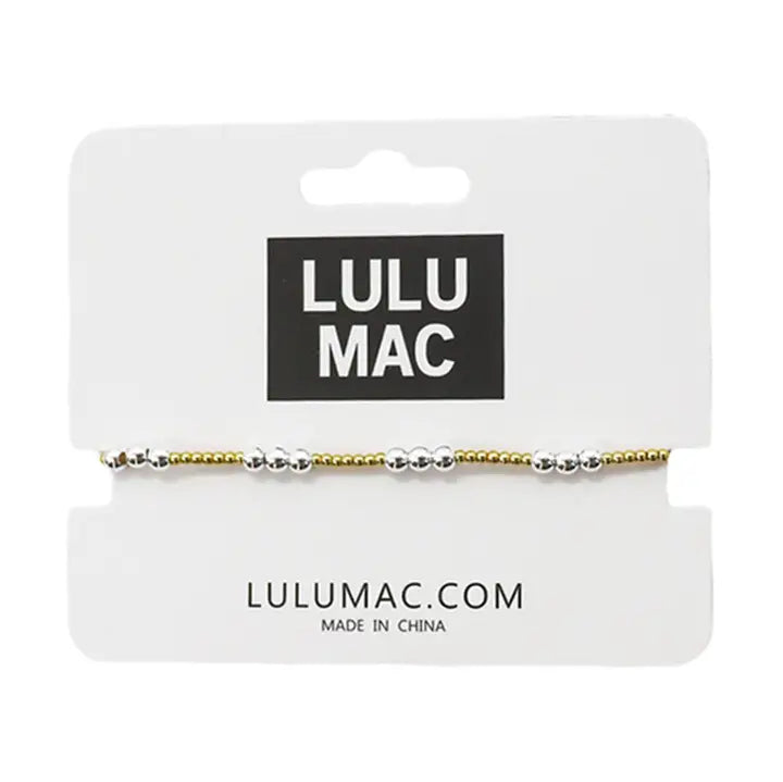 LULU MAC Mixed Gold/Silver Bracelet