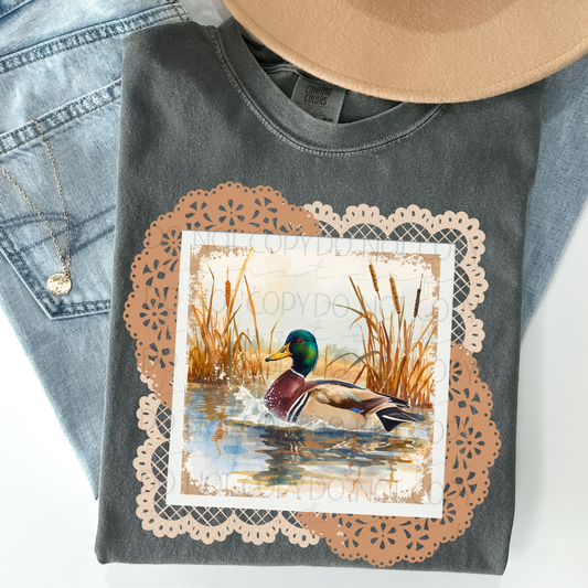 Doily Duck – Comfort Colors Tee 🦆