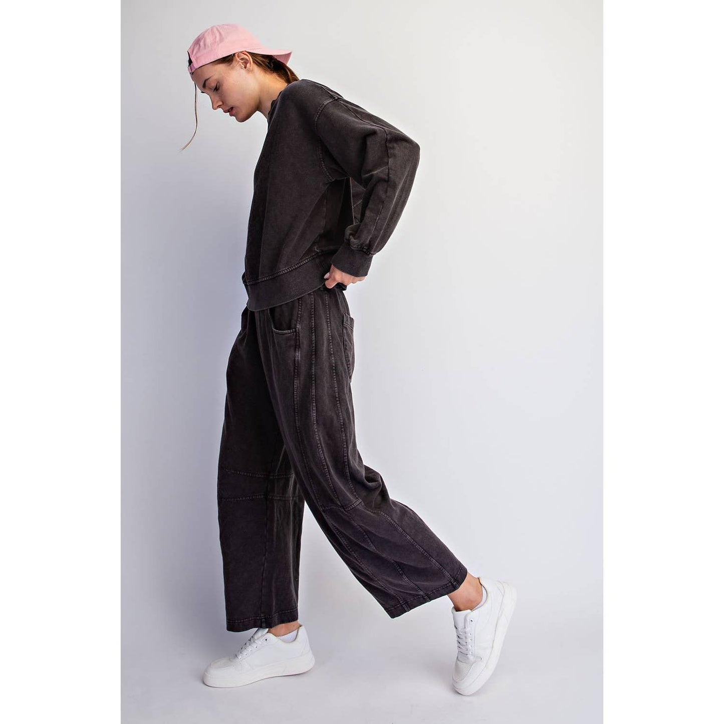 MINERAL WASHED COTTON BARREL EASE SET