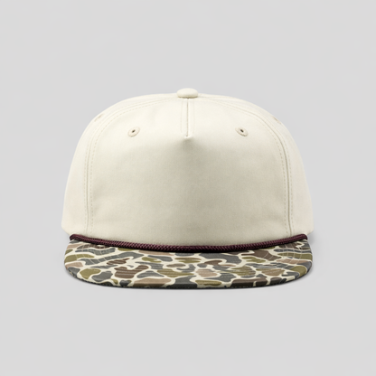 Khaki-Bayou Breakup Camo / Brown Rope