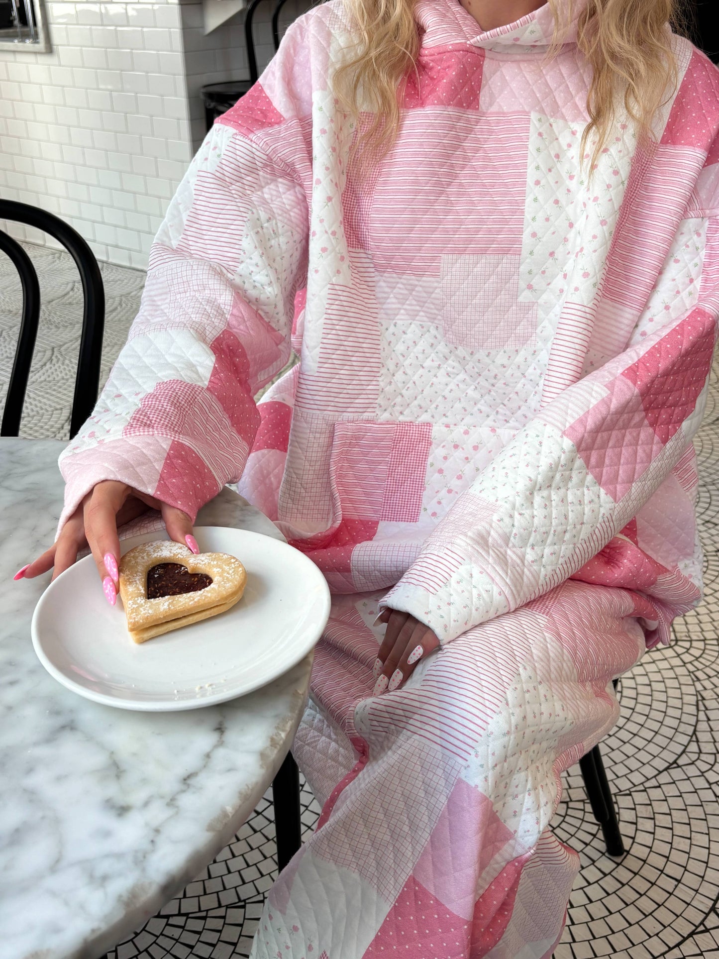 Margo Quilted Patchwork Hoodie