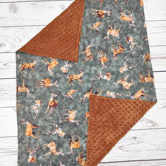 Baby Deer Print Blanket