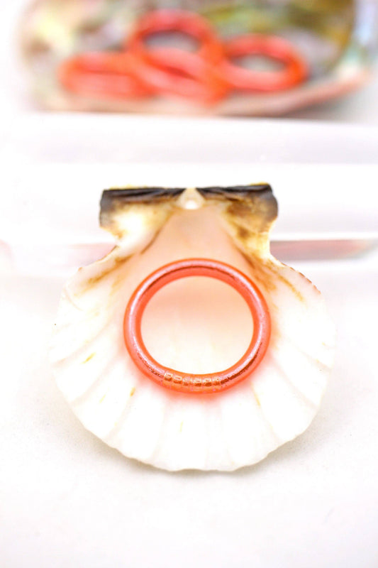 Single Thai Buddhist Temple Rings, Rush, Colorful Kumlai
