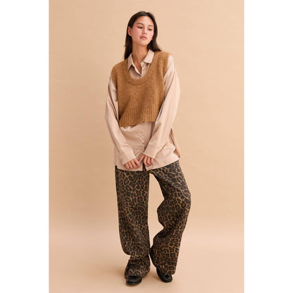 Long Sleeve Oversized Satin Shirt