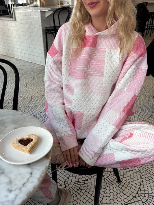 Margo Quilted Patchwork Hoodie