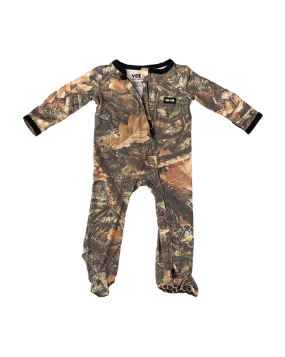 Camo Bamboo Zip-Up Sleeper