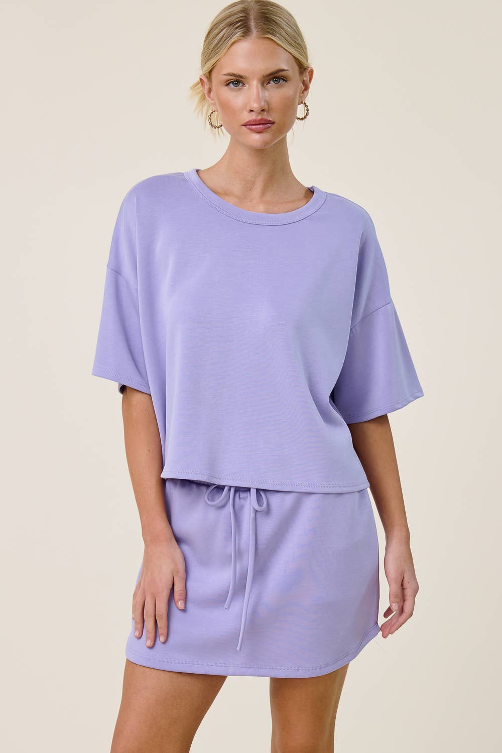 Boxy Short Sleeve Scuba Shirt