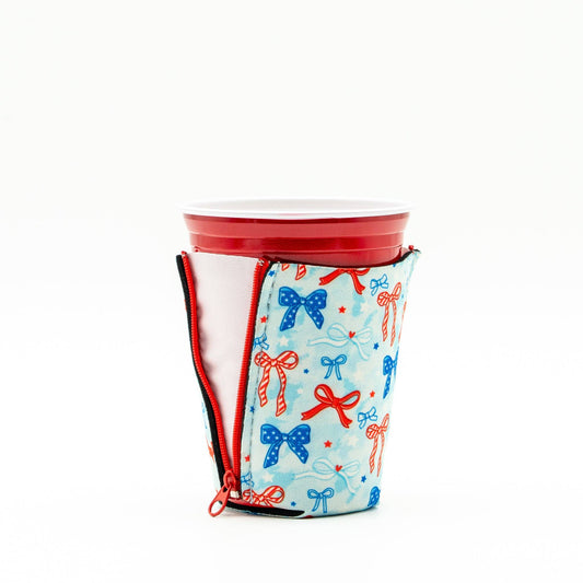 Bows and Stars Koozie