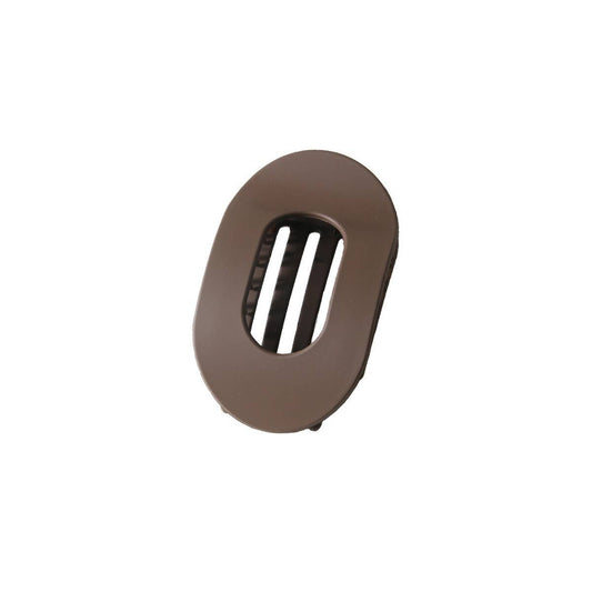 LARGE ROUND FLAT HAIR CLAW CLIP STRONG GRIP