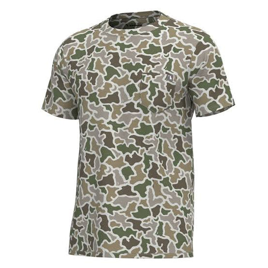 Local Boy Short Sleeve Heather Blend Crew DC Dog & Moon Camo
