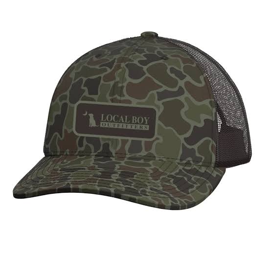 Local Boy Logo Patch Trucker Hat localflage