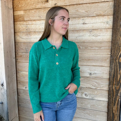 Kelly Green Sweater