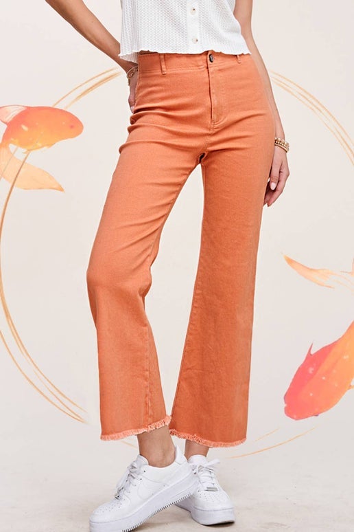 Soft Washed All Season Stretchy Pants: Ginger