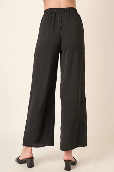 Lightweight elastic waist comfort pant