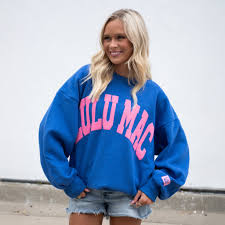 LULU MAC Puff Letter Sweatshirt