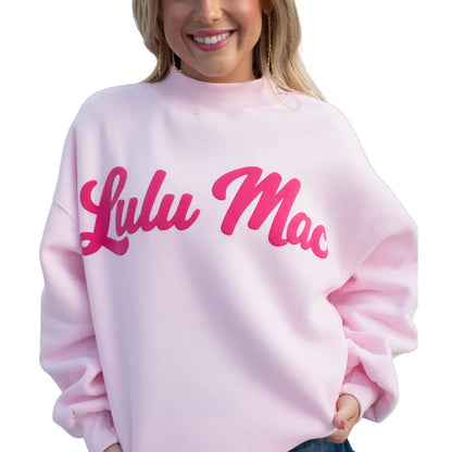 Lulu Mac Script Mockneck