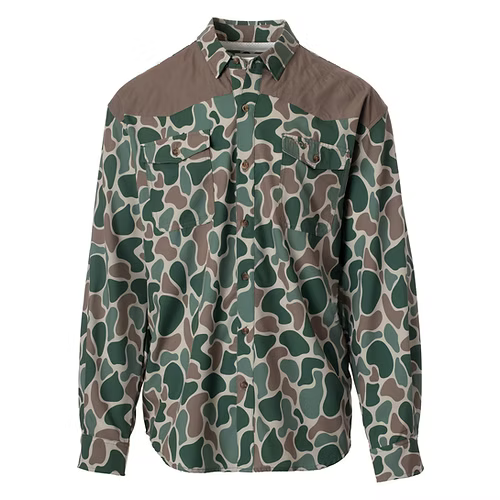 Youth Roost Camo Button Down