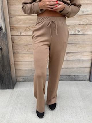 Comfort Drawstring Modal Straight Leg Pants