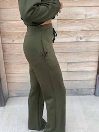 Comfort Drawstring Modal Straight Leg Pants