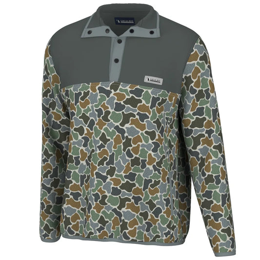 Youth Two Tone Quarter Snaps Pullover