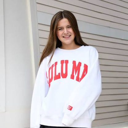 LULU MAC Puff Letter Sweatshirt