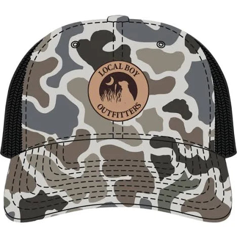 Youth Leather Patch Trucker Patch